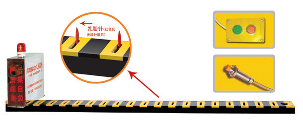孟州市V3嵌入式闯岗自动扎胎器/阻车器